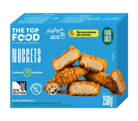 NUGGETS THE TOP FOOD DE SOJA S/POLLO 10UN 250GR
