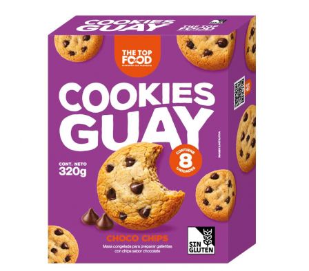 COOKIES CHOCOLATE CONG S/GLUTEN THE TOP FOOD 320G