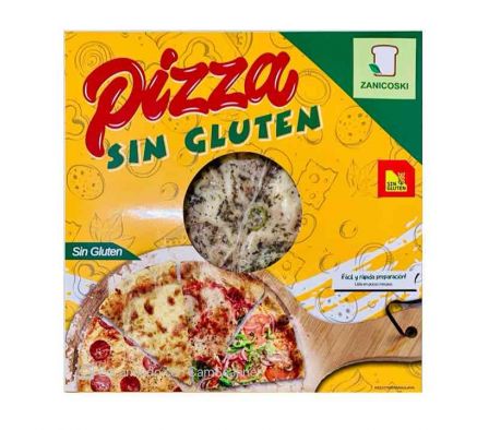 PIZZA ZANICOSKI CONG S/GLUTEN S/LACTOSA MUZZARELLA
