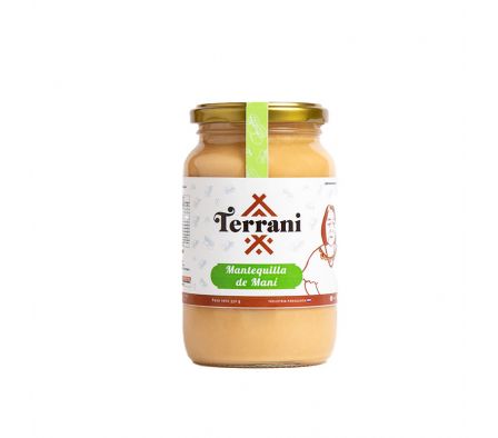 MANTEQUILLA DE MANI TERRANI TRADICIONAL 350GR 