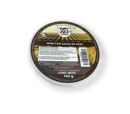 MANI TORRIZ CON SALSA DE SOJA 140 GR