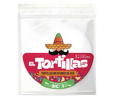 TORTILLAS MEXICANAS EL TORTILLAS DE TRIGO 12UN