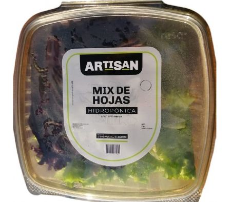 LECHUGA HIDROPONICA ARTISAN MIX DE HOJAS 150GR