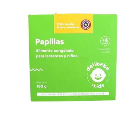 PAPILLA DELIBEBE DE ZAPALLO ZANAHORIA Y QUINOA 150