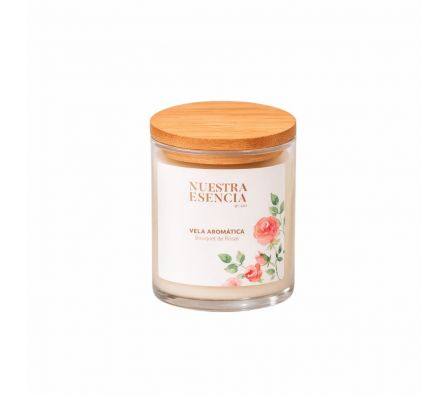 VELA AROMATICA NUESTRA ESENCIA BOUQUET DE ROSAS 22