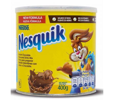 CHOCOLATE NESQUIK POLVO LATA 400GR