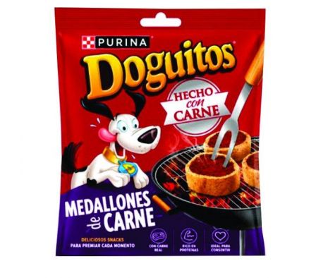 SNACK PERROS DOGUITOS MEDALLONES DE CANE 65GR 