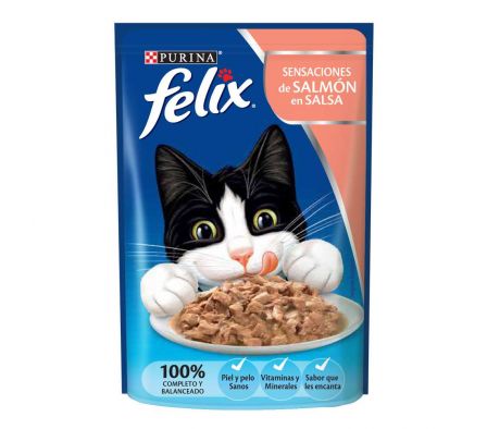 ALIMENTO PARA GATITOS FELIX SENSACIONES SALMON EN