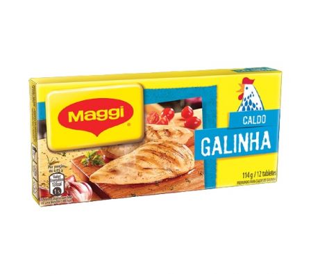 CALDO TABLETE GALINHA MAGGI CAIXA 114G 