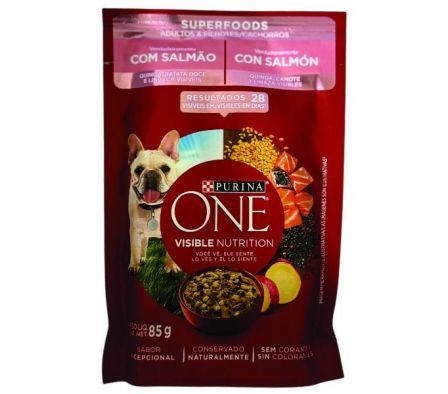 ALIMENTO PARA PERRO ONE SUPERFOODS ADULT/CACH 85GR