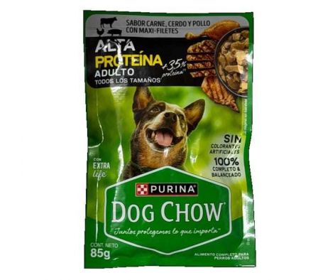 ALIMENTO PARA PERRO DOG ADULTO HIGH PROTEIN 85G