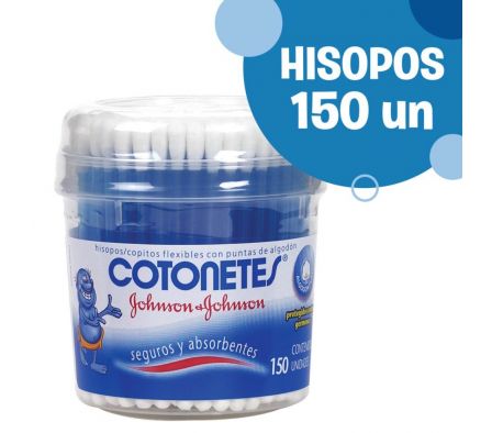 COTONETE JOHNSON POTE 150UN