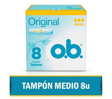 TAMPON OB MEDIO 8 UN.