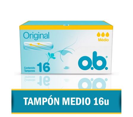 TAMPON OB ORIGINAL MEDIO 16UN.