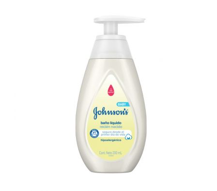 JABON LIQUIDO JOHNSON BABY RECIEN NACIDO 200ML