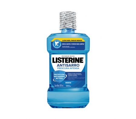 ENJUAGUE BUCAL LISTERINE ANTI SARRO 500ML