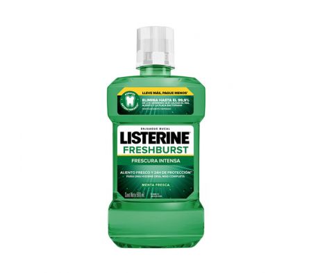 ENJUAGUE BUCAL LISTERINE FRESH BURST 500ML