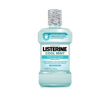 ENJUAGUE BUCAL LISTERINE ZERO MENTA SUAVE 250ML