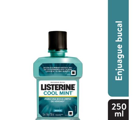 ENJUAGUE BUCAL LISTERINE COOL MINT 250ML