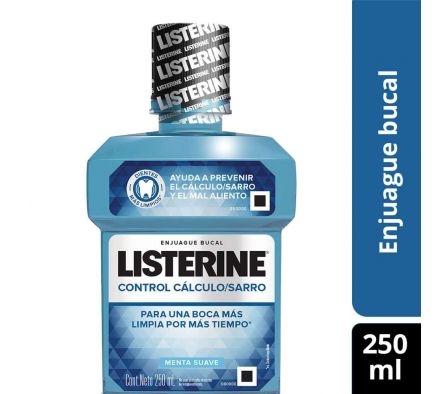 ENJUAGUE BUCAL LISTERINE ANTI SARRO 250ML