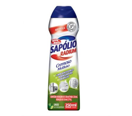 LIMPIADOR SAPOLIO RADIUM CREM CON LIMON 250ML