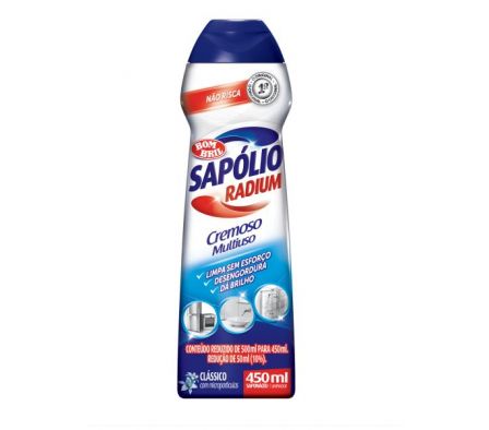 LIMPIADOR SAPOLIO RADIUM CLASICO CREM 450ML