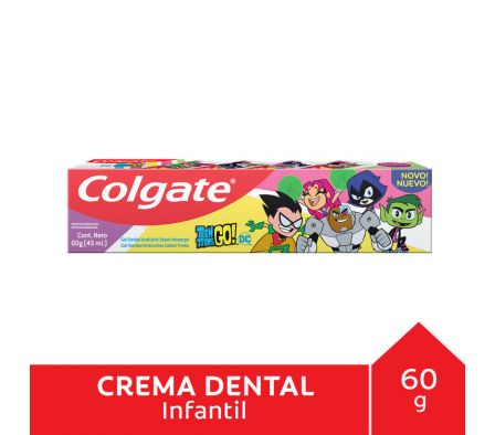 PASTA DENTAL COLGATE KIDS TEEN TITANS GO 60G