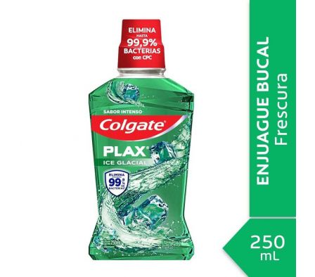 ENJUAGUE BUCAL COLGATE PLAX GLACIAL 250ML
