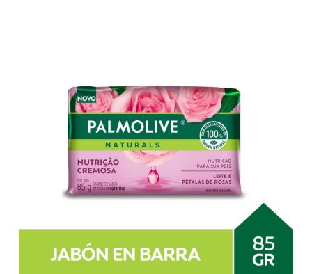 JABON DE TOCADOR PALMOLIVE LECHE & ROSAS 85G