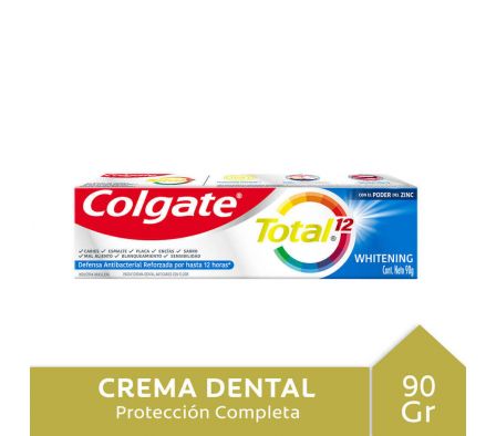 PASTA DENTAL COLGATE TOTAL 12 WHITENING GEL 90 G