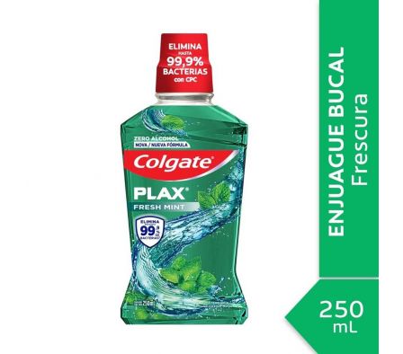 ENJUAGUE BUCAL COLGATE PLAX FRESH MINT 250ML