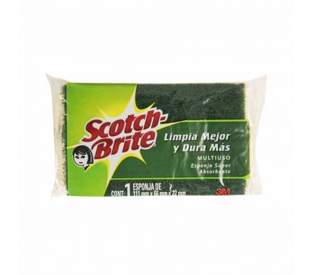 ESPONJA SCOTCH BRITE MULTIUSO ANTIBACTERIA 1UN