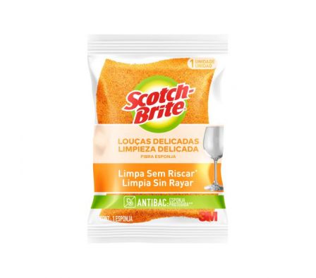 ESPONJA SCOTCH BRITE CERO RAYAS NARANJA