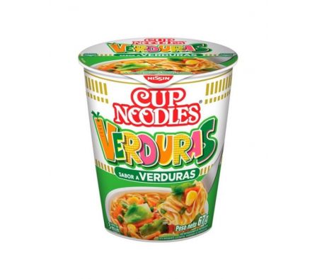 FIDEO INSTANTANEO NISSIN CUP NOODLES VERDURA 64GR