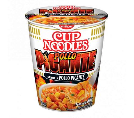 FIDEO INSTANTANEO NISSIN NOODLES POLLO PICANTE69GR