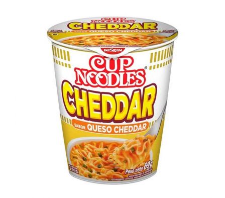 FIDEO INSTANTANEO NISSIN CUP NOODLES CHEDDAR 69G