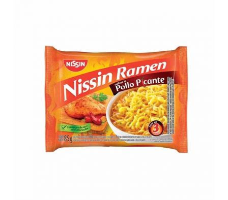 FIDEO INSTANTANEO NISSIN LAMEN POLLO PICANTE 85GR