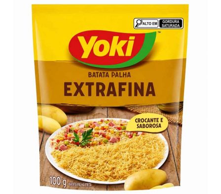 PAPA PALHA EXTRAFINA YOKI  100GMS