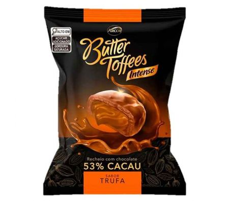 CARAMELO ARCOR BUTTER  TOF CACAO 53% TRUFA 90GR