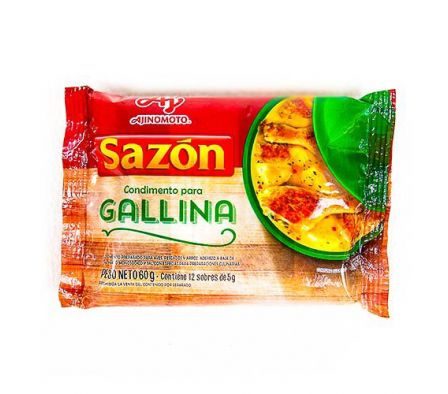 CONDIMENTO AJINOMOTO SAZON VERDE EN POLVO 60GR