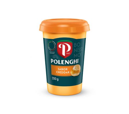 QUESO POLENGHI CREMOSO CHEDDAR 200GR