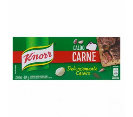 CALDO DE CARNE KNORR 12CUBOS 114GR