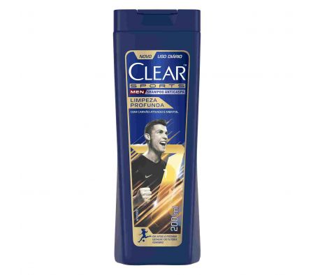 SHAMPOO CLEAR MEN ANTICASPA SPORTS L 200ML