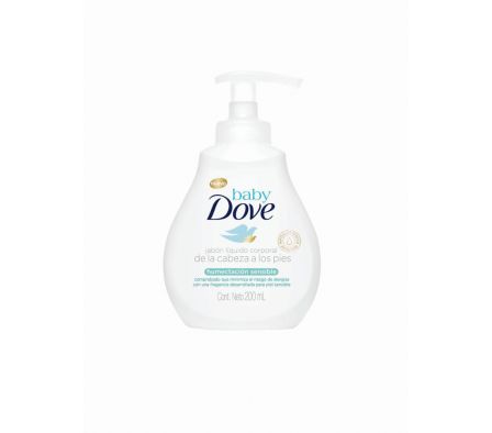 JABON LIQUIDO DOVE BABY HUMECTACION SENSIBLE 200ML