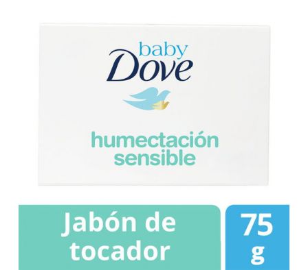 JABON TOC. BEBE DOVE  HUMECTACION SENSIBLE 75GR