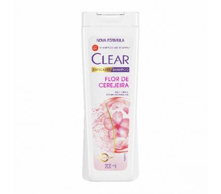 SHAMPOO CLEAR ANTICASPA FLOR DE CEREJEIRA 200 ML