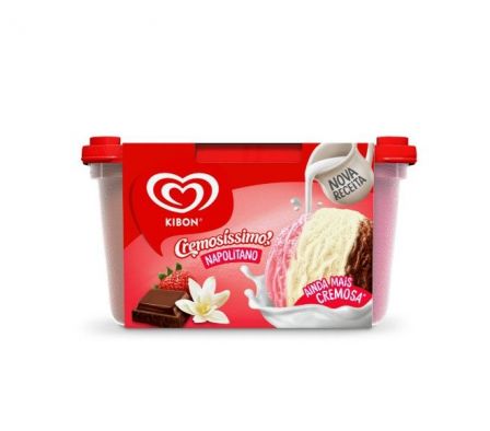 HELADO KIBON CREMOS NAPOLITANO 700G