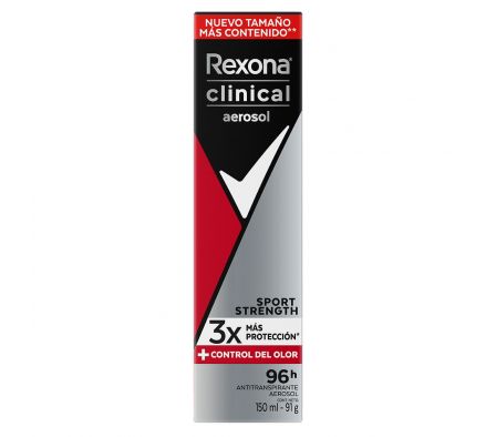 DESODORANTE REXONA CLINICA  SPORT MEN 96H 150ML
