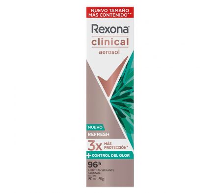 DESODORANTE REXONA CLINICAL AERO 150ML 