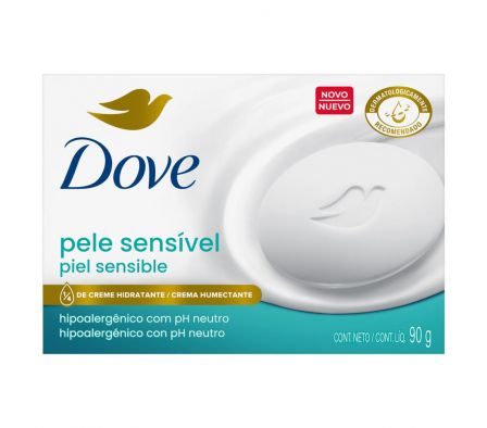 JABÓN DE TOCADOR DOVE PIEL SENSIBLE 90G